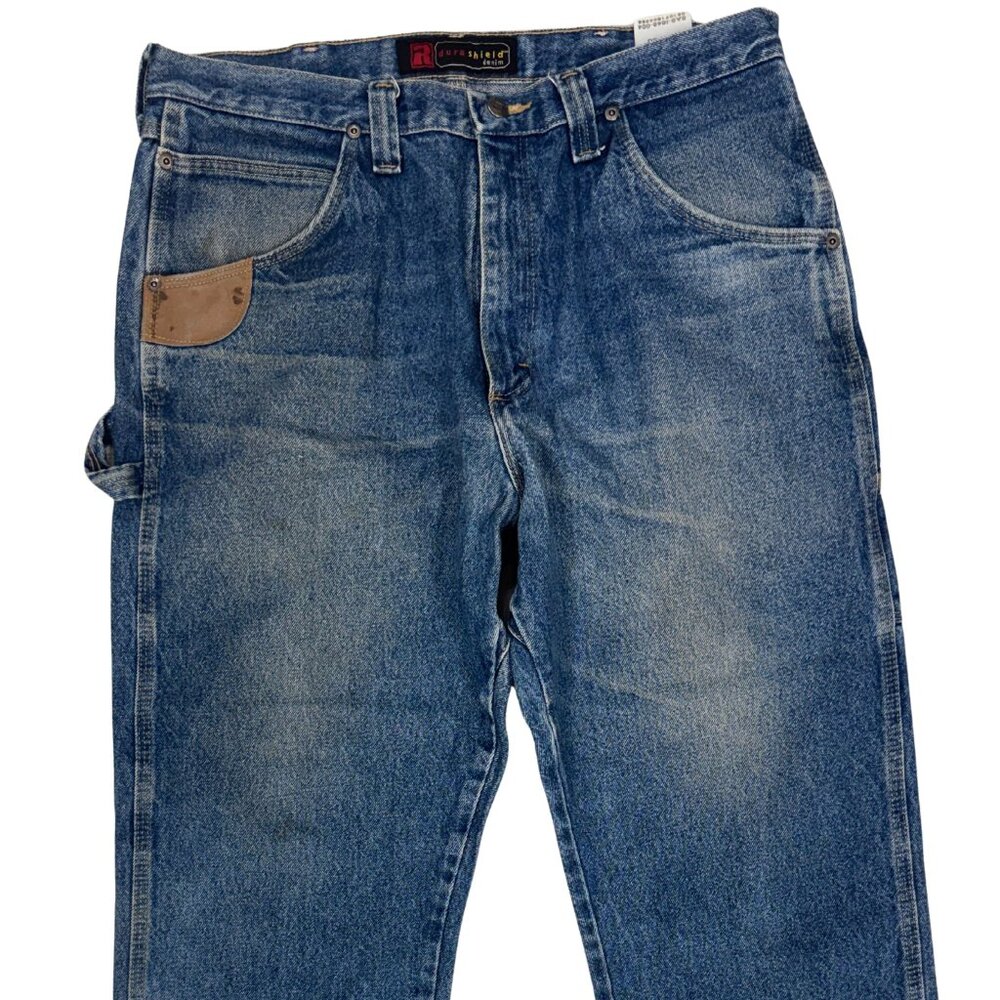 Wrangler Carpenter Jeans Mens 36 X 30 Relaxed Fit Workwear Denim Utility Pants